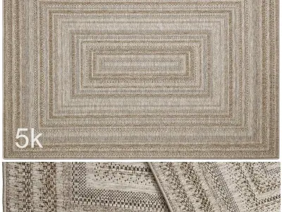 Carpet set 3221 - Power Loomed Rug - 5K 3D model
