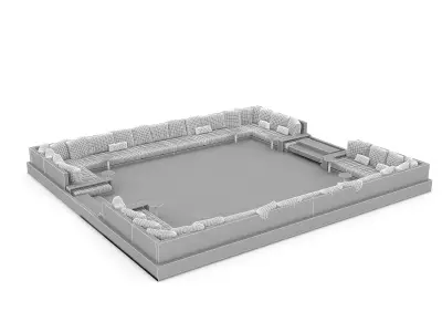 fire pit 05 3D Low-poly 3D model