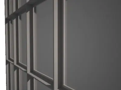 High detailes steel frame Free 3D model