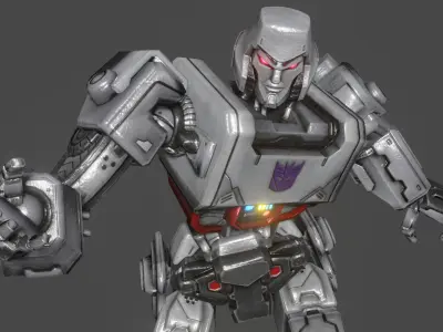 Megatron  Low-poly 3D model
