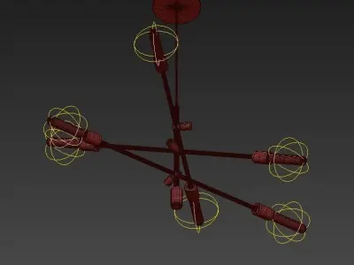 Mobile Chandelier 3D model purchase