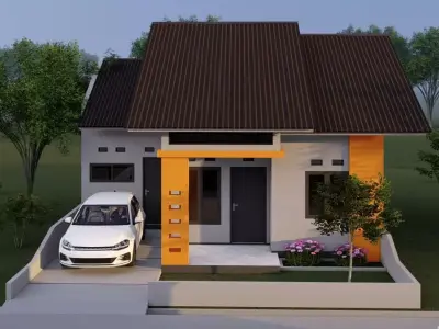 3d House type 54  3D print model