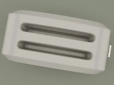 Classic toaster Free 3D model