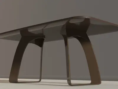 TONIN CASA TABLE CHAIR 3D model