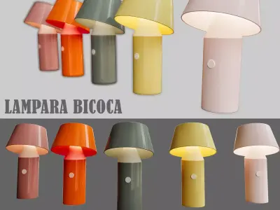 Lampara Bicoca Marset Barcelona 3D model