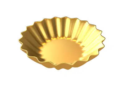 Cupcake Mold v1 007 Low-poly 3D model