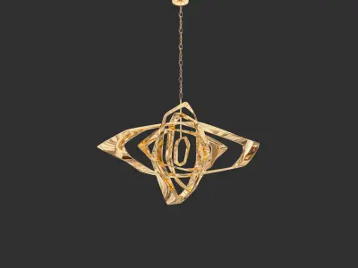 LaCage Horizontal Chandelier 3D model
