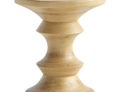 Eames Turned Stool Shape A 3D model