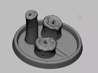 All types of light 3D print model