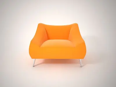 06 CARMEL CHAIR 3D model