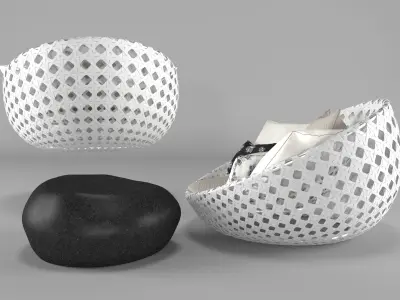 Garden chair Free 3D model