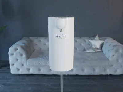 Portable Water Electric Pump Low-poly 3D model