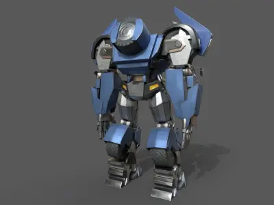 TRANSFORMERS  BREAKDOWN Low-poly 3D model