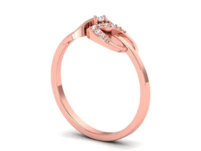 Solitaire Wedding Engagement Women Rings Propose ring 3D print model