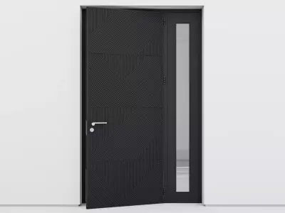 Aluminium door 276 3D model