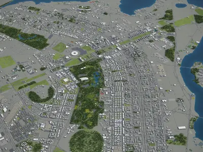 Brasilia  Low-poly 3D model