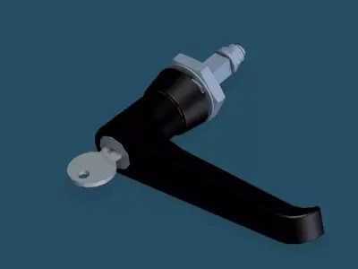 lock  handle  key Free 3D model