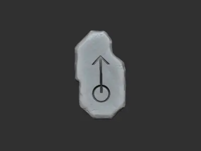 Tibia HMM Rune - CGI or Printable - 06 Variations Free 3D print model