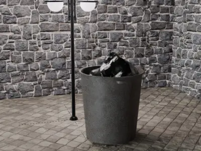 trash can 3D model