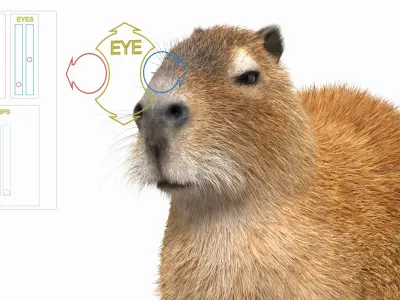  Capybara Fur Rigged 