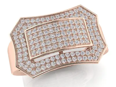 Big fancy mans ring 3D print model