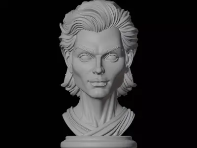 Solar Guardian Statue Bust 3D print model