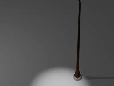 Rusty Street Lamp Free 3D model