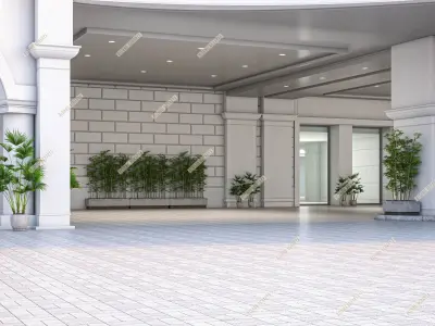 ITC Royal Bengal Kolkata Luxury Hotel 3D model