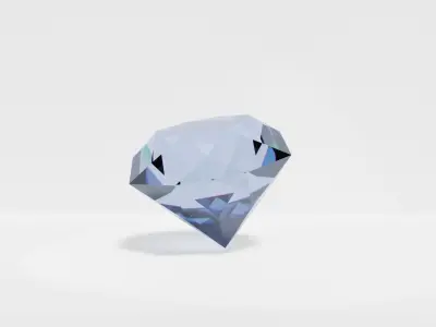Diamonds Low-poly 3D model purchase
