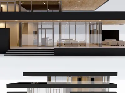 Villa house 4 3D model
