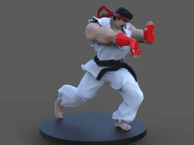 Ryu Sculpture 3D print model
