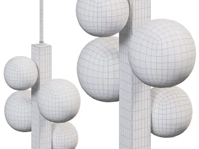 Hinsdale Vertical Pendant by porada 3D model