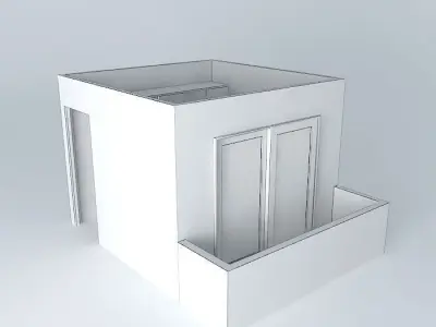 carlaorkut house with doors Free 3D model