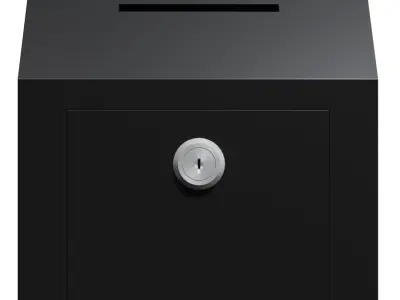 Suggestion Box Low-poly 3D model