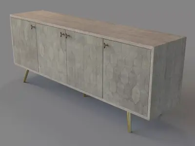 Jennifer Buffet White 3D model