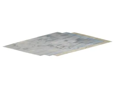 Carpet sheet of marble Low-poly 3D model