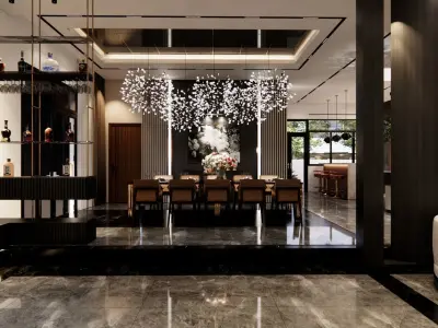 modern villa  3D model