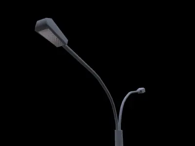 Street Light Low-poly 3D model
