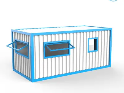 Container House 3D print model