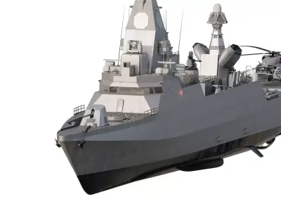EUROPEAN NAVY ADVANCED CORVETTE 3D model