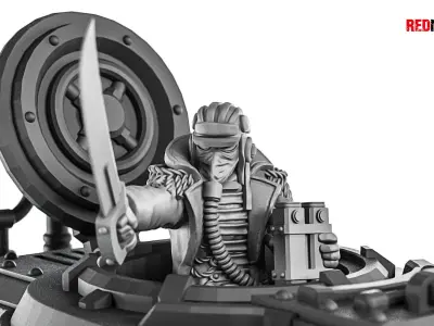 Death Squad - Tank commander of the Imperial Force 3D print model