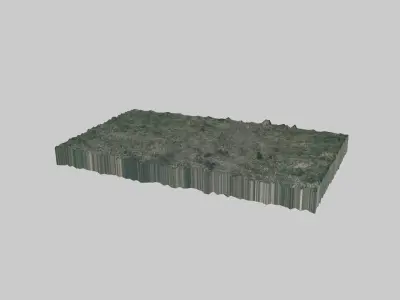 BANGKOK City  Low-poly 3D model