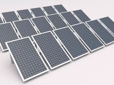 Solar Panel 3D model