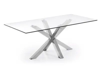 Emberto Glass Dining Table 3D model