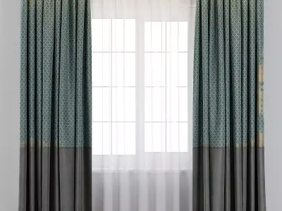 Curtain for Interior 3D model