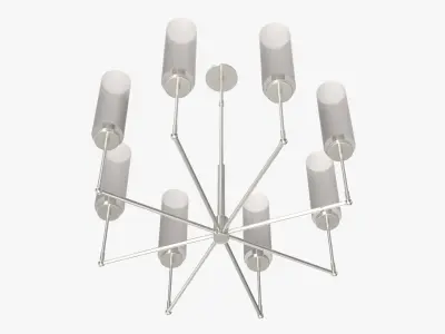 Thomas O Brien Ziyi Large Chandelier Low-poly 3D model