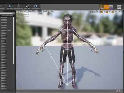 Humped Mutant Low-poly 3D model