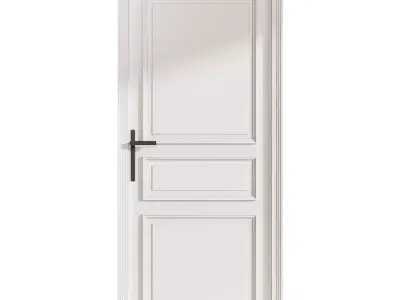  Interior door 6 Low-poly 3D model