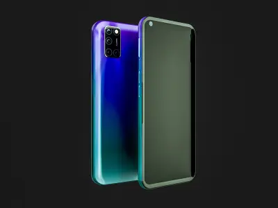 Oppo A72 3D model