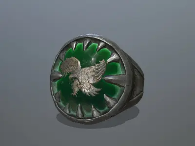 Power Ring Low-poly 3D model